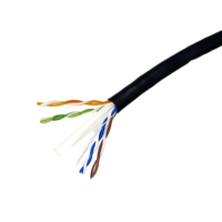 CAT5 al aire libre CAT5e UTP FTP Multi Core 4PR 24AWG cobre sólido desnudo PVC chaqueta CCTV red LAN Cable 305M