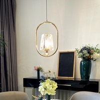 Luminaire suspendu en cristal au plafond, abat-jour pour décoration de maison, cube en cristal, lampes suspendues pour restaurant, hôtel, hall
