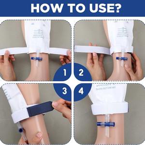 Venta caliente 2,5 cm bolsa <span class=keywords><strong>de</strong></span> <span class=keywords><strong>orina</strong></span> cinturón <span class=keywords><strong>de</strong></span> fijación Velcro ajustable tubo <span class=keywords><strong>de</strong></span> drenaje transfronterizo Leggings con bolsa <span class=keywords><strong>de</strong></span> drenaje cinta deportiva - Product Image 4