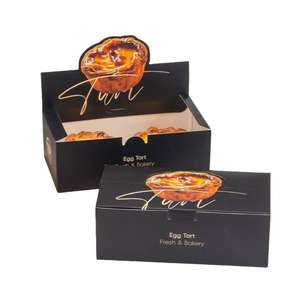 Caja <span class=keywords><strong>de</strong></span> embalaje <span class=keywords><strong>de</strong></span> panadería con logotipo personalizado para <span class=keywords><strong>De</strong></span> Nata Egg Tart Box Sugar Sushi Storage - Product Image 2