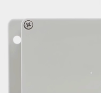 Boîtier Électrique Extérieur Étanche en ABS, Boîtier d'Instruments Blanc, Boîte de Jonction Électronique en Plastique pour Projets