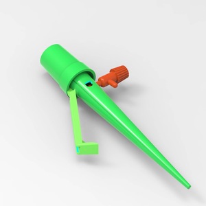 Arroseur automatique goutte à goutte vert/orange pour plantes d'intérieur LH-0031 – Débit d'eau réglable pour une distribution précise - Product Image 3