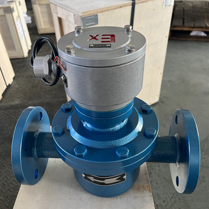 Carbon Steel Oval Gear <b>Flow</b> <b>Meter</b> 4-20mA/Pulse Output for Liquid <b>Water</b> Diesel Fuel Oil Petroleum Resin OEM Customizable - Product Image 1
