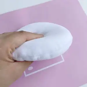 Bouffée de poudre en vrac Extra Large 13cm, ronde et moelleuse pour maquillage du corps et du visage de bébé, grande houppette de poudre à main - Product Image 5