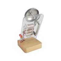 Appareil d'enseignement de la physique Modèle de cloche électrique éducatif avec base en bois