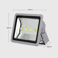 Reflector LED Industrial de 200W, Súper Brillante, Impermeable IP66, SMD COB, Aluminio, para Exteriores, 3000K, 220V CA, para Estadios
