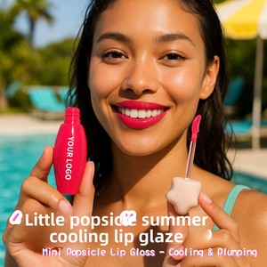 <span class=keywords><strong>Gloss</strong></span> à lèvres teinté personnalisé <span class=keywords><strong>avec</strong></span> logo, hydratant minéral liquide, couleur éclatante, fini cristallin transparent - Product Image 4