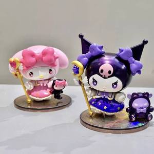 Vente en gros de figurines en PVC de modèles de dessins animés mignons, authentiques, de la série <span class=keywords><strong>Magicien</strong></span> de la Nuit Étoilée, boîte mystère de collection - Product Image 4
