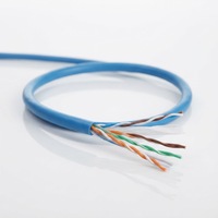Kabel Jaringan CAT6 U/UTP LSZH Biru 23AWG 250MHz -20~60 Tahan Api Tinggi Kelas B2ca Kabel Komunikasi
