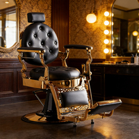 Mobilier de salon, équipement de coiffure, chaise de barbier, chaises de salon de coiffure pour hommes pas chères, chaise de barbier en métal