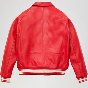 جاكيت جلدي ممتاز للرجال بالجملة ، ألوان مختلفة ومخصصة ، متاح أفضل بيع مخصص للرجال ، مصنعي المعدات الأصلية - Product Image 4