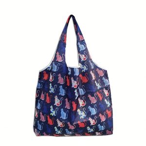 Bolsas de Compras Plegables Creativas al Estilo Coreano, Ecológicas, de Poliéster, Portátiles para Supermercado, Venta al Por Mayor - Product Image 6