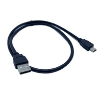 Cable de Datos USB a Mini5P con Conector Trapezoidal, Cable USB2.0 a Puerto T V3 para Disco Duro Mini