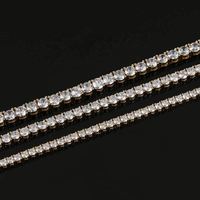 DS Jewelry Meilleure Vente Pas Cher Hip-Hop Hommes Moissanite Diamant Tennis Collier Chaîne