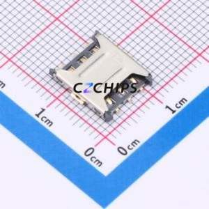 XKSIM-304 SIM Card Connector SMD Connector Plug-In Type Nano SIM Card Card Holder 1.35mm - Product Image 1