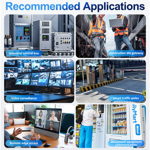 Công nghiệp Tri-Band wifi7 chuyên nghiệp <span class=keywords><strong>Modem</strong></span> openwrt Router với Ethernet phong phú giao diện tùy chỉnh 5 gam Router với khe cắm thẻ Sim - Product Image 6