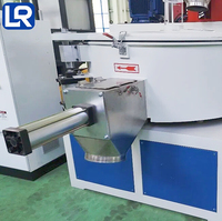 Mélangeur haute vitesse à double vitesse modèle 200/500, machine à mélanger la poudre PVC WPC avec protection contre la surchauffe