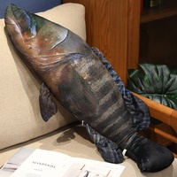 Juguete de Peluche de Pez Marlin de Alta Calidad al por Mayor de Fábrica, 80cm 100cm, Almohada con Forma de Pez de Simulación