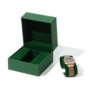 XinshengカスタマイズされたハイエンドPUレザーウォッチボックス、メカニカルウォッチ正方形包装ボックス、ベルベット収納ボックス - Product Image 5