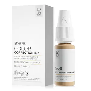 자연 문신 공급 10ml 스트레치 마크 흉터 커버 스트레치 스트레치 마크 위장 permablend 안료 잉크