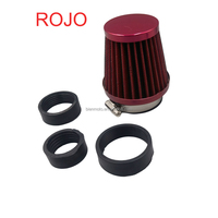 Evrensel 28mm 35mm 38mm 42mm 45mm 48 50mm mantar kafa motosiklet karbüratör hava filtresi temizleyici emme borusu modifiye Scooter