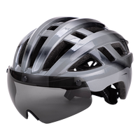 Casque de vélo léger 260g CE EN1078 CPSC avec visière magnétique, casque de cyclisme pour adulte, 23 aérations, vente en gros