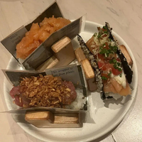 Présentoirs jetables transparents en plastique pour sushis de restaurant, pochettes pour sushis japonais, sacs pour tacos, emballages pour sushis et tacos