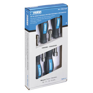 Tools, Screwdrivers and <b>Riveters</b>, FERVI SOCKET WRENCH SERIES WITH HANDLE - Product Image 1