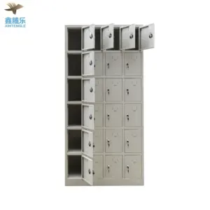 24 door metal locker for storage bags and clothes steel locker storage cupboards school gym spa locker mini cabinet