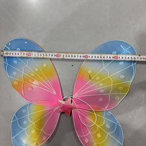 Alas de Hada Arcoíris al por Mayor, Alas de Mariposa con Brillantina para Disfraz de Ángel, para Niños, Fiestas de Cumpleaños, Disfraces, Accesorios de <span class=keywords><strong>Carnaval</strong></span> - Product Image 6