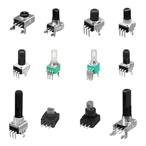 Nhà Sản Xuất Soundwell Potentiometer Rk097 Dual Gang 9Mm 19Mm Ngang Dọc Núm Pcb Gắn Kết Khối Lượng Trên Off Dual Kênh - Product Image 3