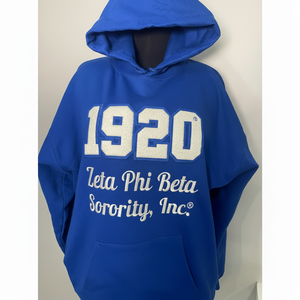 เสื้อมีฮู้ดปักโลโก้ชมรม Zeta phi Beta - Product Image 1
