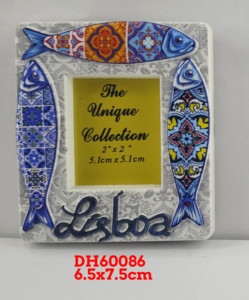 Ocean Series <b>Small</b> <b>Picture</b> <b>Frame</b> Ceramic Resin Refrigerator Magnet with Traditional Design Medium Magnetic Sticker Sheet Size - Product Image 4