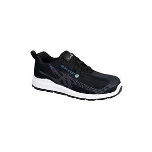 PORTWEST - FC06BKB45 FX2 Eco Fly Composite Trainer S1PS SR FO Black/Blue-EAN 5036108401499 ZAPATOS DE SEGURIDAD Y ENTRENADORES DE SEGURIDAD - Product Image 1