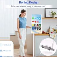 Android 13 27 Inci 4K 120Hz LED TV Pintar Portabel dengan Layar Sentuh Desain Ultra Tipis Nirkabel