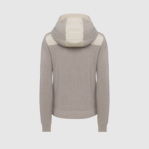 Ultimo Design <span class=keywords><strong>Giacca</strong></span> <span class=keywords><strong>CARDIGAN</strong></span> Slim Fit da <span class=keywords><strong>Uomo</strong></span> Personalizzata 100% Cotone con Cappuccio Imbottita Frontalmente con Zip <span class=keywords><strong>Giacca</strong></span> Lavorata a Maglia - Product Image 3