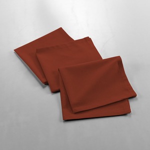 ชุดผ้าเช็ดปากโต๊ะ 3 ผืน ขนาด 40x40 ซม. ผ้าฝ้าย GRS MISTRAL TERRACOTTA - Product Image 1