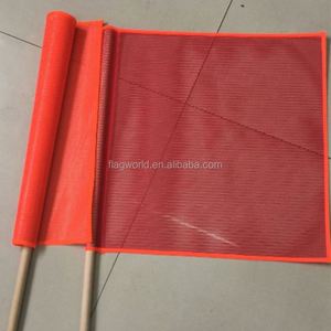 Bandera de Seguridad de Malla Vinílica Naranja con Franja Reflectante de 3.5cm - Product Image 5