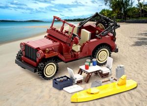 Masterpiece M24001 Cross-Border Exclusive Jeep Building <b>Blocks</b> Educational Assembly Toy Car Building <b>Blocks</b> Toy Car Racing Model - Product Image 6