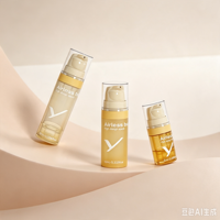 Flacon pompe airless PP 5ml 10ml 15ml, emballage cosmétique personnalisé pour lotion, crème, soins de la peau, vente en gros en usine