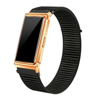 Bracelet connecté ultra-fin B11 avec moniteur de fréquence cardiaque, capteur d'oxygène sanguin, podomètre et chargement magnétique pour le sport