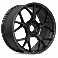 Jantes en alliage monobloc AL 19 20 pouces 5x112 noir mat à lèvre usinée et multi-rayons, en promotion pour Mercedes-Benz (voitures particulières)