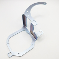 Cadre d'adaptateur d'objectif de projecteur d'accessoires d'éclairage de voiture pour le cadre de support d'objectif de projecteur de Toyota RAV4 2013-2015