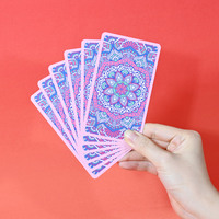 Jeu de cartes de tarot en papier écologique de haute qualité, durable et imperméable, cartes d'oracle spirituelles pour la famille et les soirées