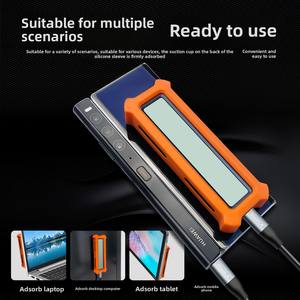 Caja de unidad de estado sólido de protocolo SATA Universal de alta velocidad tipo C M.<span class=keywords><strong>2</strong></span>, carcasa protectora de pantalla inteligente, carcasa de HDD - Product Image 5