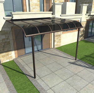 <span class=keywords><strong>Auvent</strong></span> autoportant robuste avec base <span class=keywords><strong>métallique</strong></span> stable pour terrasse extérieure et ombrage d'événements - Product Image 1
