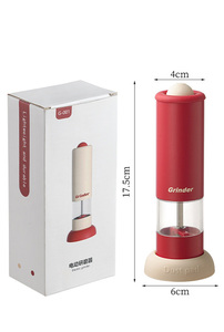 Elektrische Kunststoff-Pfeffermühle für die Küche zu Hause Frisch gemahlene Gewürz-Pfeffer-Mahl flasche - Product Image 5