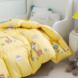 Heavy Thick <strong>Winter</strong> Cotton Quilt for Kids Comforter <strong>Toddler</strong> Crib Thermal Blanket with Swaddle for Baby <strong>Duvet</strong> - Product Image 3