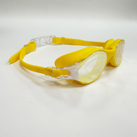 Fabricant professionnel nouvelles lunettes de course de natation de compétition d'entraînement de petit cadre anti-buée HD électrolytique