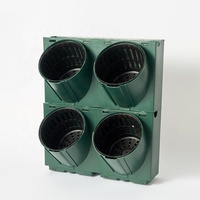 Abeille de jardin Panneau d'herbe de haute qualité Plancher de mariage Vertical Plantes réelles Culture sans sol Tapis éponge, mur vert extérieur